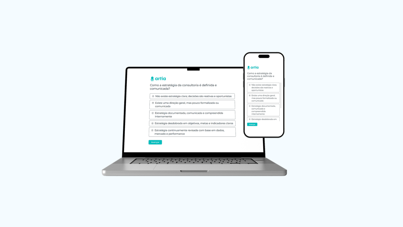 [Diagnóstico] Nível de maturidade de consultorias e serviços